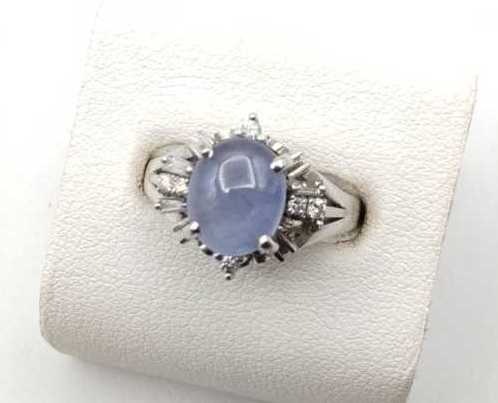 宝石買取 スターサファイア 指輪 Pt900